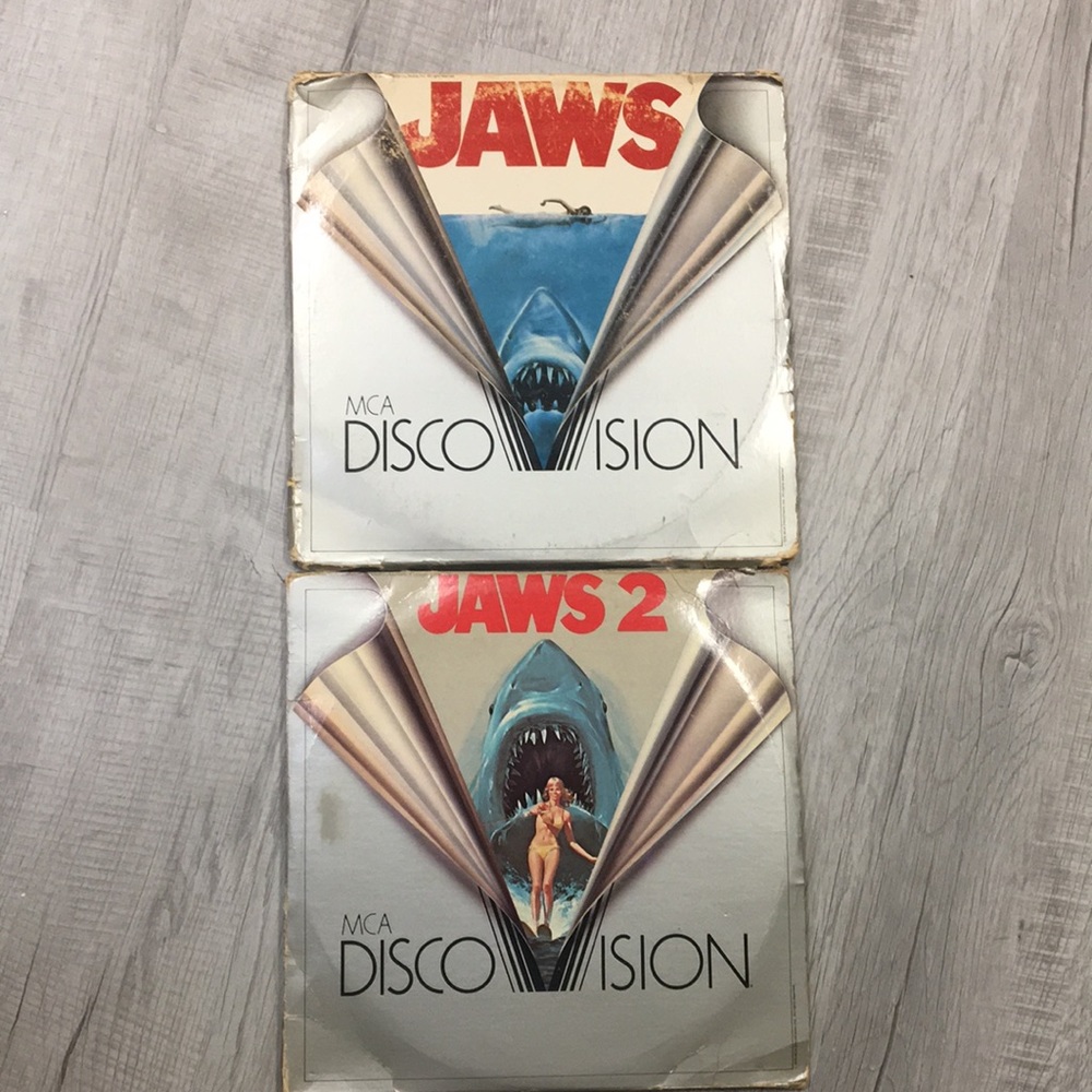 Jaws and Jaws 2 on laserdisc